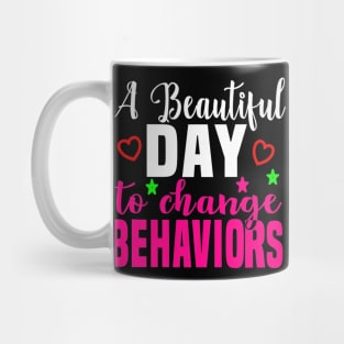 ABA therapy shirt Gift for Behavior Analyst BCBA RBT Premium Mug